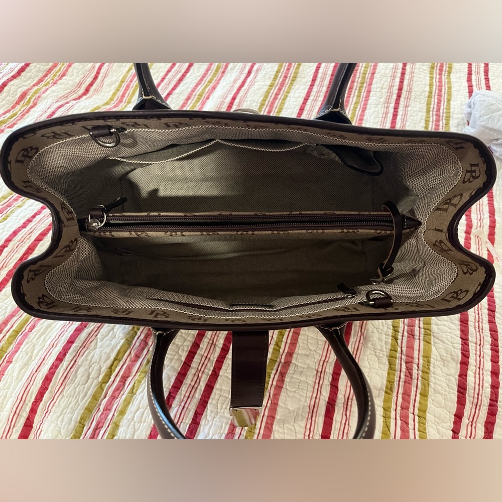Nwot Dooney & Bourke “Db” Brown Tote Bag. - image 5